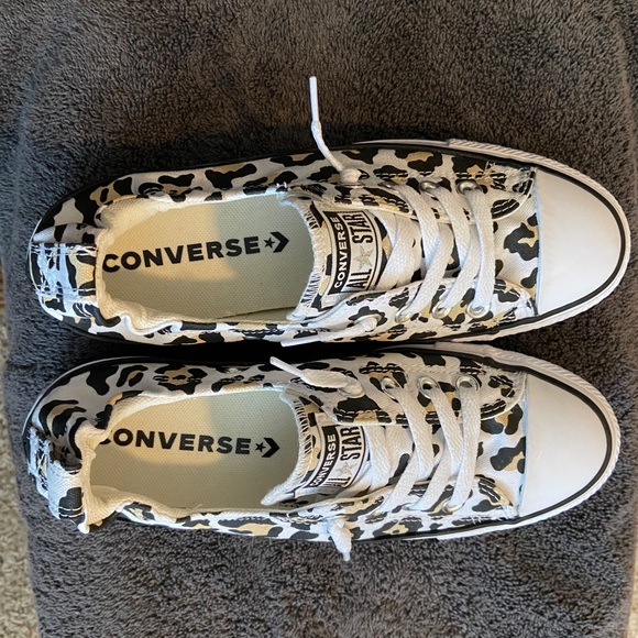womens converse shoreline leopard